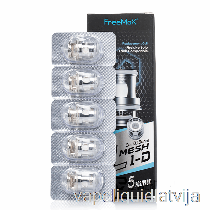 Freemax Fireluke Solo Fl Mesh Rezerves Spoles 0,15ohm Fl1-d Mesh Coils Vape šķidrums